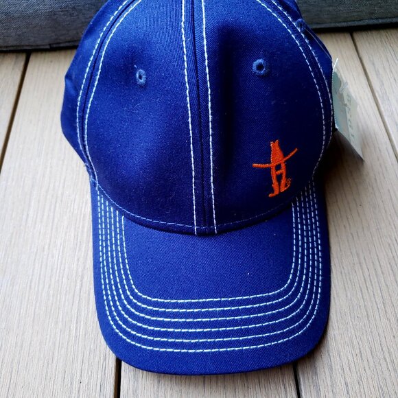 Houston Livestock Show & Rodeo Other - BNWT vintage HOUSTON LIVESTOCK SHOW & RODEO authentic logo cap (OS) true navy